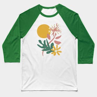 Abstract flower Baseball T-Shirt